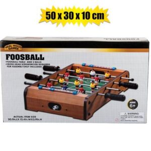 Game tabletop foosball 50.7x30.5x9.7cm