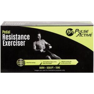 Fitness pedal resistance exerciser