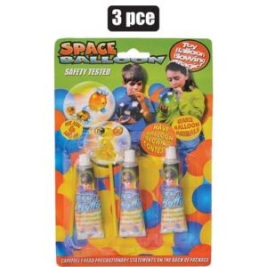 Novelty space balloons 3pc
