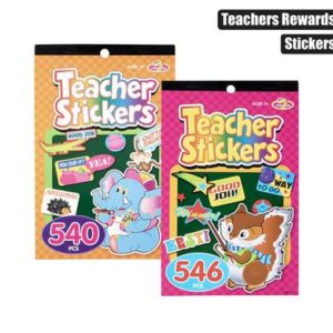 Sticker book teacher reward asstd