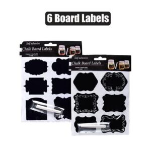 Sticker label chalk-board