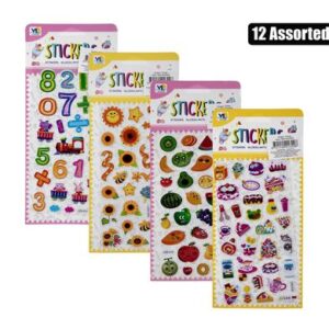 Sticker crystal asstd