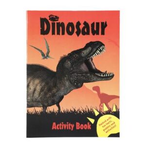 Book activity dino red