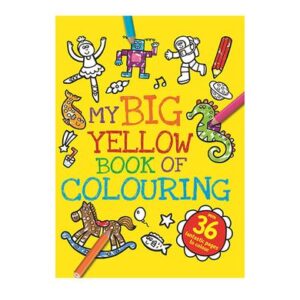Book colouring big yellow