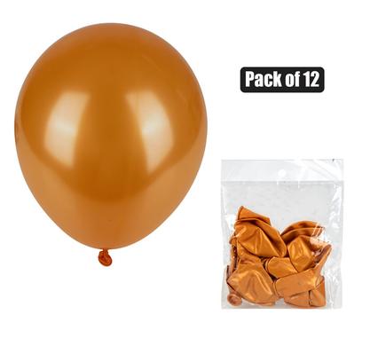 Balloons helium 1pc metallic gold f-01