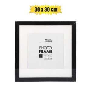 Picture-frame pl shadow box 30x30cm blk