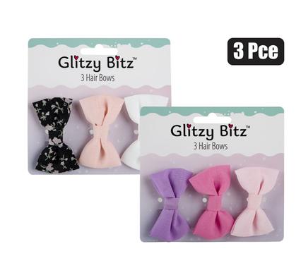 Hair bow fabric 3pc