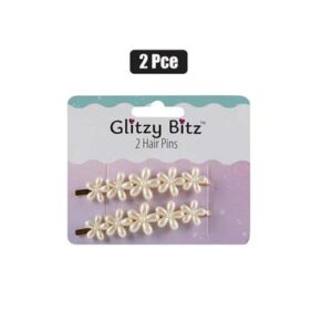 Hair clips fashion pins asstd 2pce