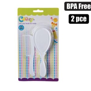 Cooey brush & comb-set 2pce deluxe