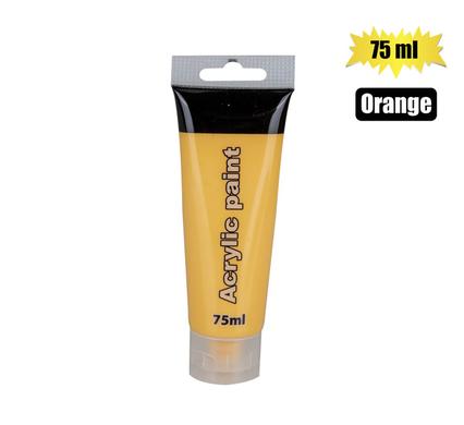 Art+craft paint acrylic 75ml orange past