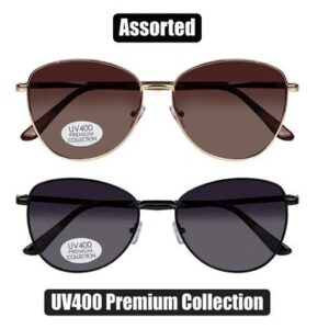 Sunglass pre/lds metal cateye