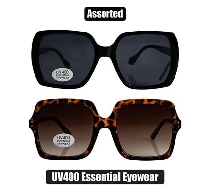 Sunglass ess/lds sq oversized classic