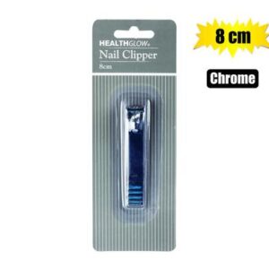 Nail clipper chrome 8cm foot h/glow