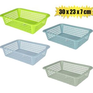 Basket pl multi purpose 30x23x7cm