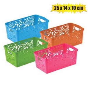 Basket pl multi purpose 25x14x10cm