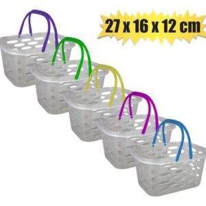 Basket pl w/handles 27x16x12cm