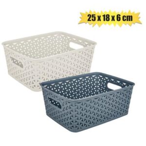 Basket pl jute 2,5l 25x18x6cm