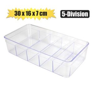 Organiser emsan 5-divisions 30x16x7.5cm