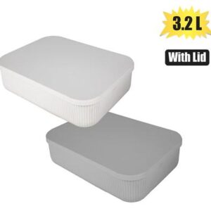 Storage box shell design with lid 3,2l