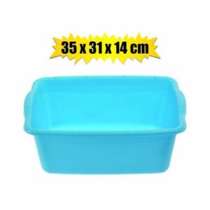 Basin pl 35x31x14cm oblong