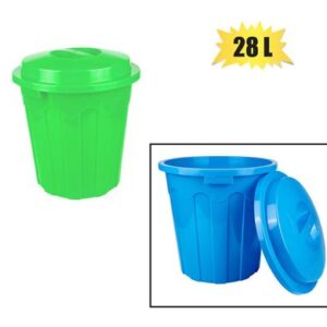 Bucket pl 28l w/lid maxi bin