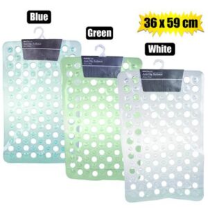 Bathmat silicone asstd colours 36x59cm