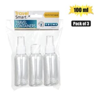 Travel bottles 3-pack 100ml