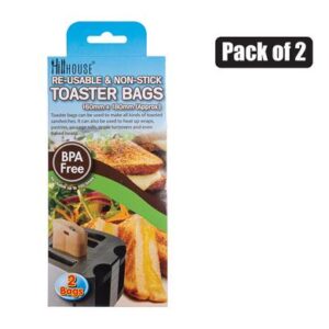Food toast bags 2-pack
