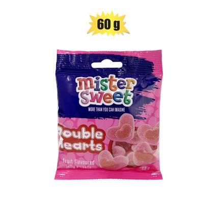 Sweet gummy ms double hearts 60g (th)